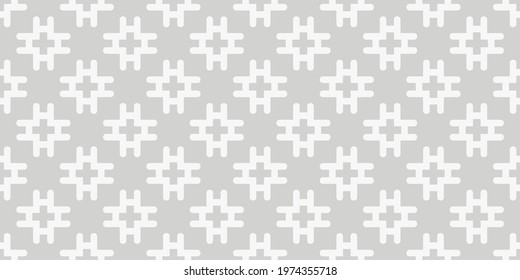 Background image with simple decorative ornaments on a white background, trendy wallpapers. Seamless pattern, texture. Vector image