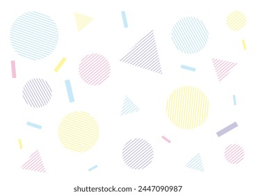 Background image studded with refreshing striped patterns