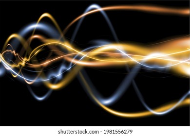background image surrounding electric waves