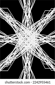 A background image that uses white lines on a black background. cause images to be used in graphics