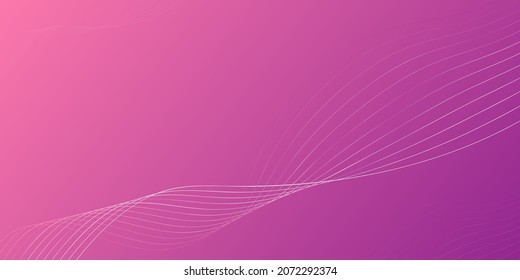 Background with the image of thin waves of different shades. Suitable for use as a web design element. Vector illustration.