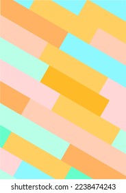 Hintergrundbildtöne von Gelb, Orange, verwenden Sie Formen, die abwechselnd platziert werden, bis es ein Bild ist.