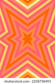 Background image tones of yellow, orange, use shapes to be placed alternately until it is an image.