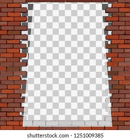 Background image of transparent white frame from an old brick wall. - Powered by Shutterstock - Get 15% off with code: PIKWIZARD15
