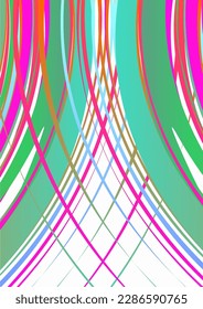 Background image Use lines to create an image. Various colors are used in graphics.