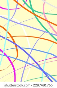 Background image Use lines to create an image. Various colors are used in graphics.