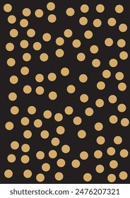 The background image uses black and lines. Gold color creates images used in decoration.