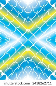 The background image uses grid lines. laying on the blue background used in graphics