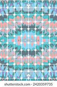 The background image uses grid lines. laying on the green background used in graphics