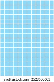 The background image uses grid lines. laying on the  blue