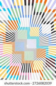 La Imagen de fondo utiliza líneas y combinaciones, utiliza una variedad de colores, se puede utilizar en los gráficos.