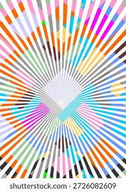 La Imagen de fondo utiliza líneas y combinaciones, utiliza una variedad de colores, se puede utilizar en los gráficos.