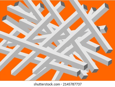 The background image uses square shapes to alternate the composition of the image.

