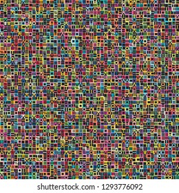 Background image using Korean language(Hangul,Hangeul) alphabet in various colors. Background for fabric, textile, cloth, clothing, shirts, wrapping design. Vector illustration.