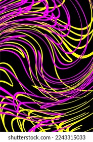 background image using pink lines yellow on a black background cause images to be used in graphics