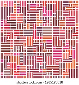 Background image using squares of various colors. Background for fabric, textile, cloth, wrapping design. Vector illustration.
