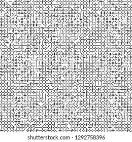 Background image using various shapes alien characters. Background for fabric, textile, cloth, clothing, shirts, wrapping design. Vector illustration.