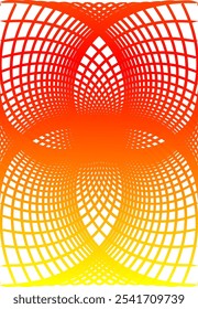 La Imagen de fondo en tonos amarillos y naranjas, colocados alternativamente, se puede utilizar en trabajos gráficos.
