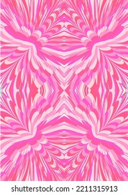 Background images in pink tones are placed alternately until the image is formed. used for graphics