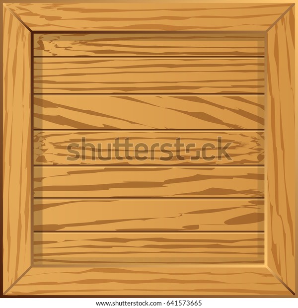 Background Imitating Surface Wooden Crate Vector Stock Vector Royalty Free