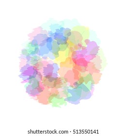 Background with imitation watercolor stains. Vector 
