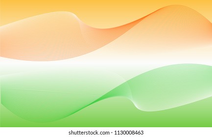 Background for Indian independence day. Vectro graphic illustration.