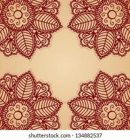 background with indian ornament
