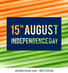 Background for Indian Republic day and Independence day. Vector illustration of Indian flag theme.
