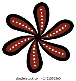 Background of Indonesian batik vector