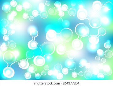 background for info graphic, presentation, books, documents etc with abstract  molecule structure