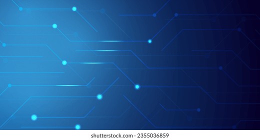 Background Innovative Vector Illustration of Circuit Board Texture and Communication Technology