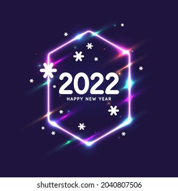 Background with the inscription Happy New Year 2022. Vector illustration in modern style. - Powered by Shutterstock - Get 15% off with code: PIKWIZARD15