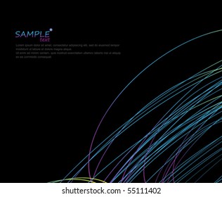 Background from iridescent lines