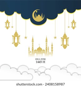 BACKGROUND ISLAMI FOR EID MUBAROK