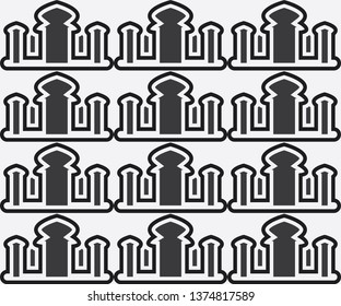 Background islamic banner arabic pattern