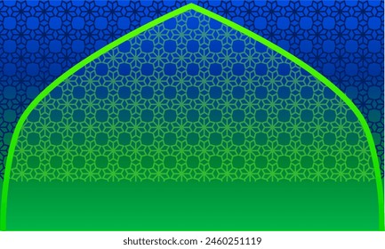 Hintergrund, islamisch, grün, Design, arabisch, blau, muslimisch, abstrakt,