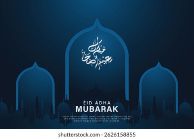 Antecedentes das saudações do feriado islâmico, Eid Mubarak, Eid Adha Mubarak.