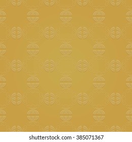 Background with Islamic Seamless Pattern. Muslim Background for presentation,  flyer or brochure. Abstract Background geometric pattern. Vector illustration
