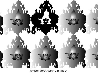 Background isolated black on white