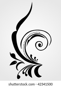 background with isolated creative design tattoo