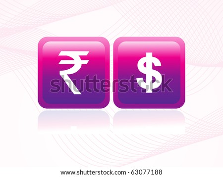 background with isolated indian rupee symbol,illustration