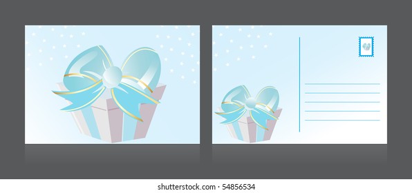 background with isolated merry christmas pattern card