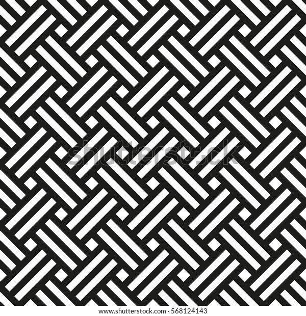 日本の畳の背景 シームレスな白黒のパターン ベクターイラスト のベクター画像素材 ロイヤリティフリー