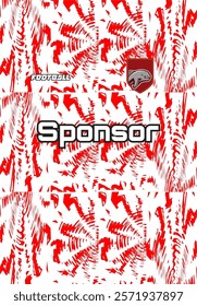 Background Jersey Design, Soccer Jersey Pattern Design, Sublimation T Shirt, Football Soccer Kit, Basketball Jersey, Spott Suit, Ready Print File, Design Jersey White Ruby Red