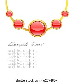 background with jewelery decorations