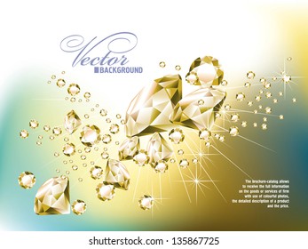 background with jewels