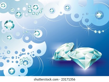 Background with jewels