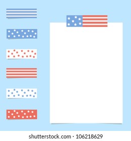 Background for July 4th and Labor Day in the usa Holiday