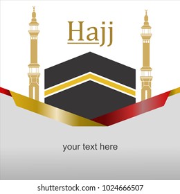 background ka'bah and tower, you can use for invitation card, greeting card, poster, background quote, marketing tool, banner website and others.