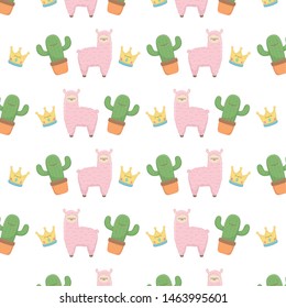 Background of kawaii cartoons design